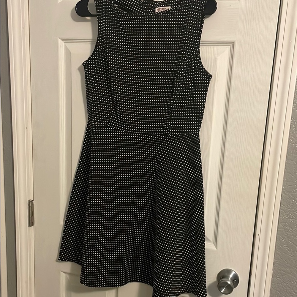 Merona Black and White Polka Dot Dress